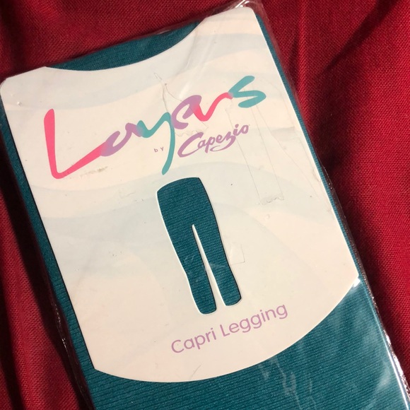 Turquoise stretchy dancewear - Picture 3 of 5